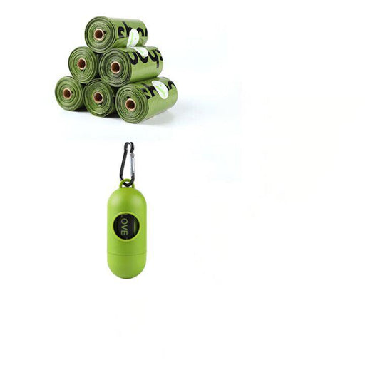 Eco-Friendly Pet Waste Bag Set: Convenient, Biodegradable, And Dispenser Included