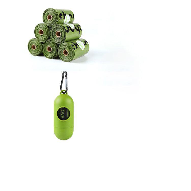 Eco-Friendly Pet Waste Bag Set: Convenient, Biodegradable, And Dispenser Included