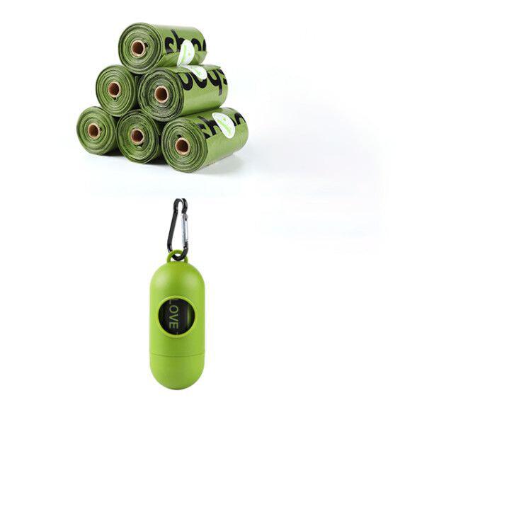 Eco-Friendly Pet Waste Bag Set: Convenient, Biodegradable, And Dispenser Included