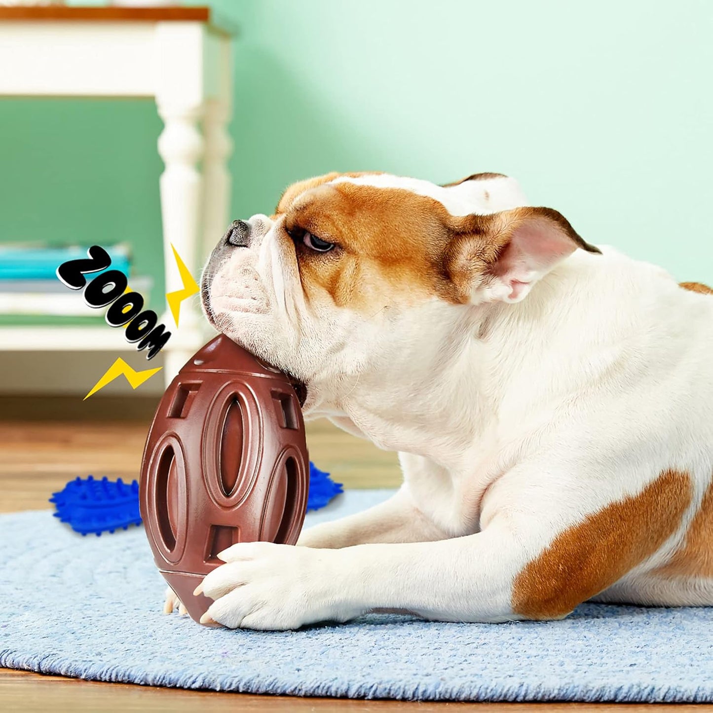 Dog Chew Toys for Puppies Teething, 14 Pack Puppy Chew Toys Tug of War Dog Toy Bundle Chew Ball Dog Squeaky Toys Iq Treat Ball Rubber Bone Puppy Teething Chew Toys Small Dog Puppy Toys