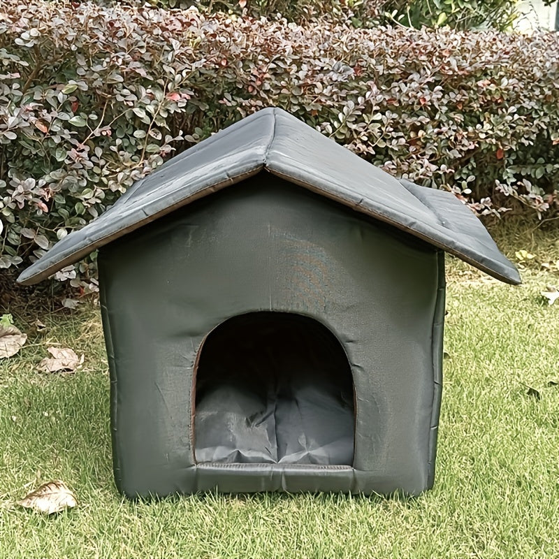 Waterproof Outdoor Cat House-1