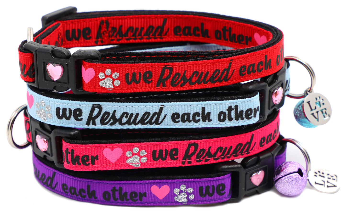 We Rescued Each Other Breakaway Cat Collar