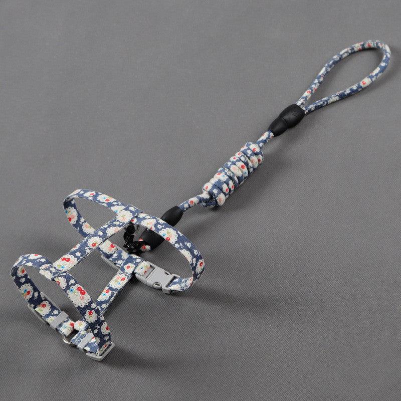 Anti-Tug Floral Cat Leash