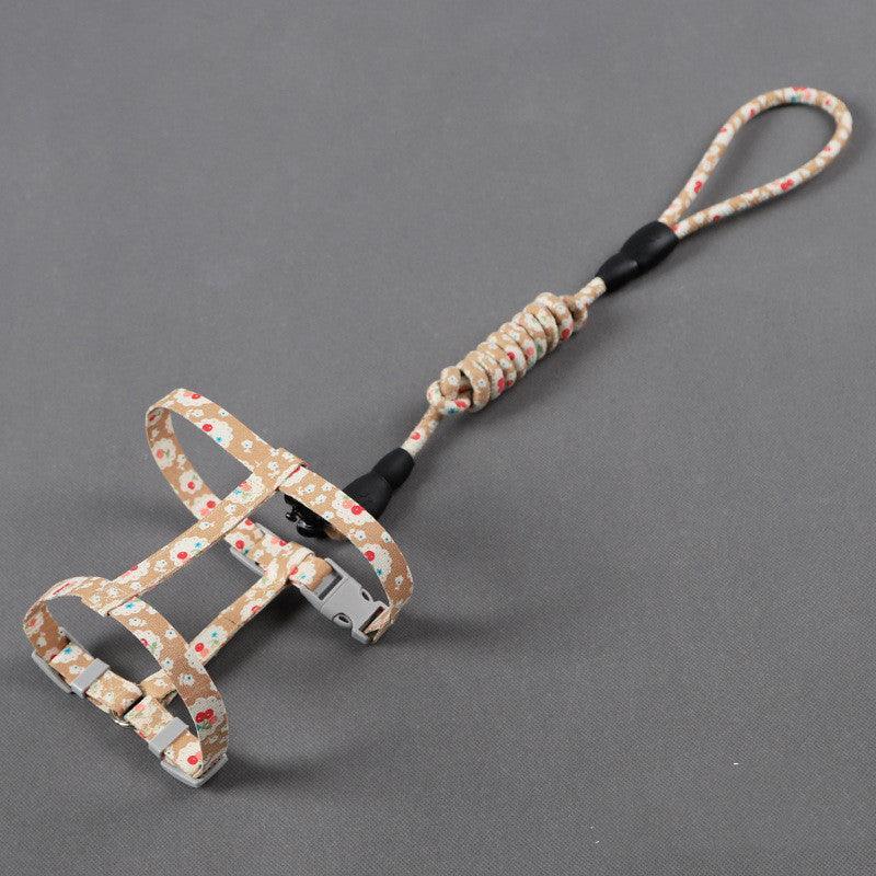 Anti-Tug Floral Cat Leash