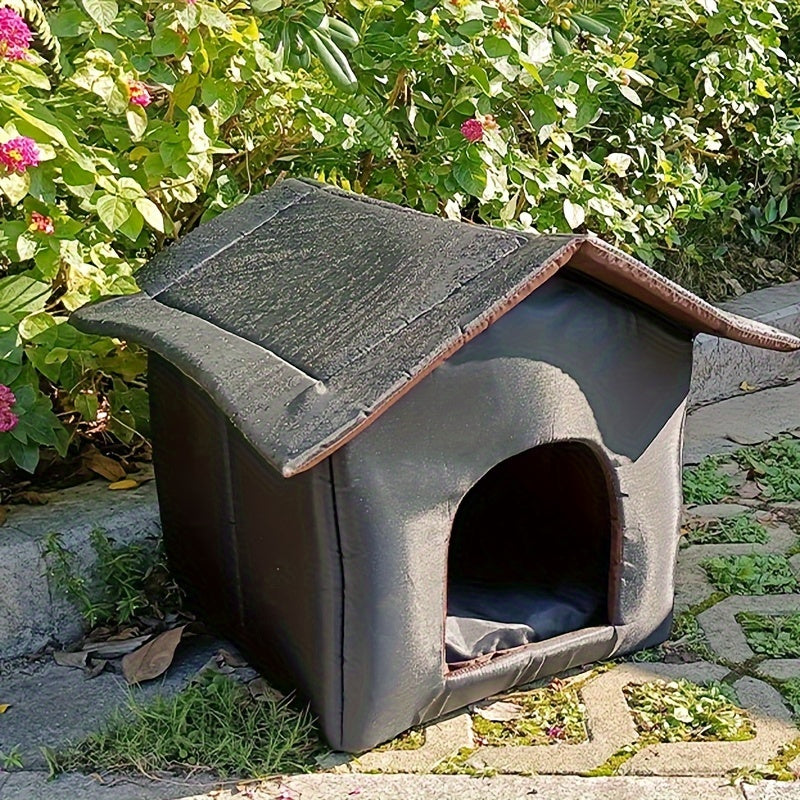 Waterproof Outdoor Cat House-2
