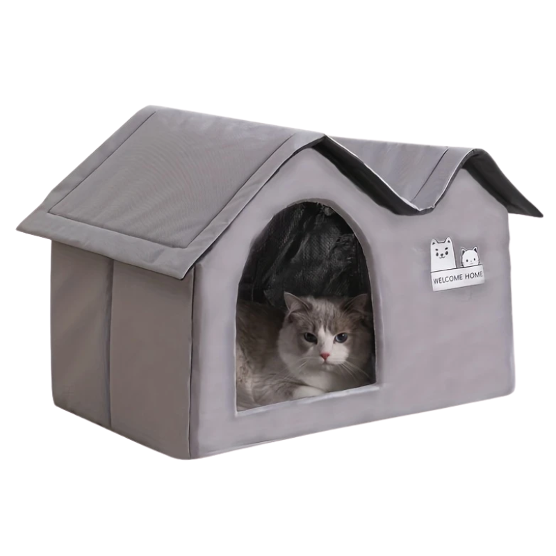 NNETM Cat Dog Bed House for All-Season Comfort Shelter-0